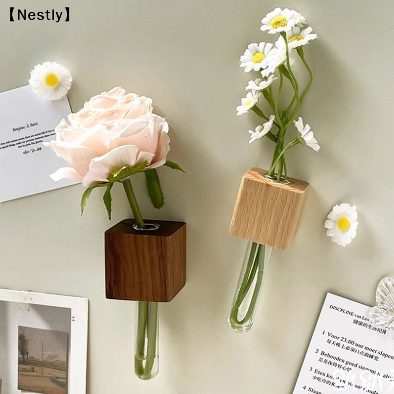 Kitchen Quiz - 1/2pcs Wooden Magnetic Test Tube Vase