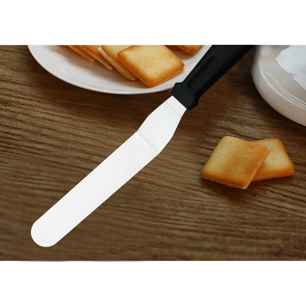 Kitchen Baking Gadgets - 4Pcs Icing Spatula Set Plastic Handle