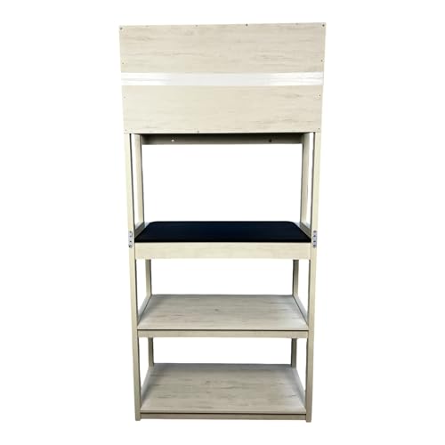 Kitchen Baker - 5-Tier White Wood-Style Kitchen Baker Shelf