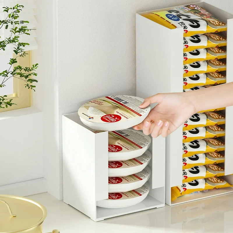 Kitchen Baking Tray Storage - Multi Functional Instant Noodle Storage Box