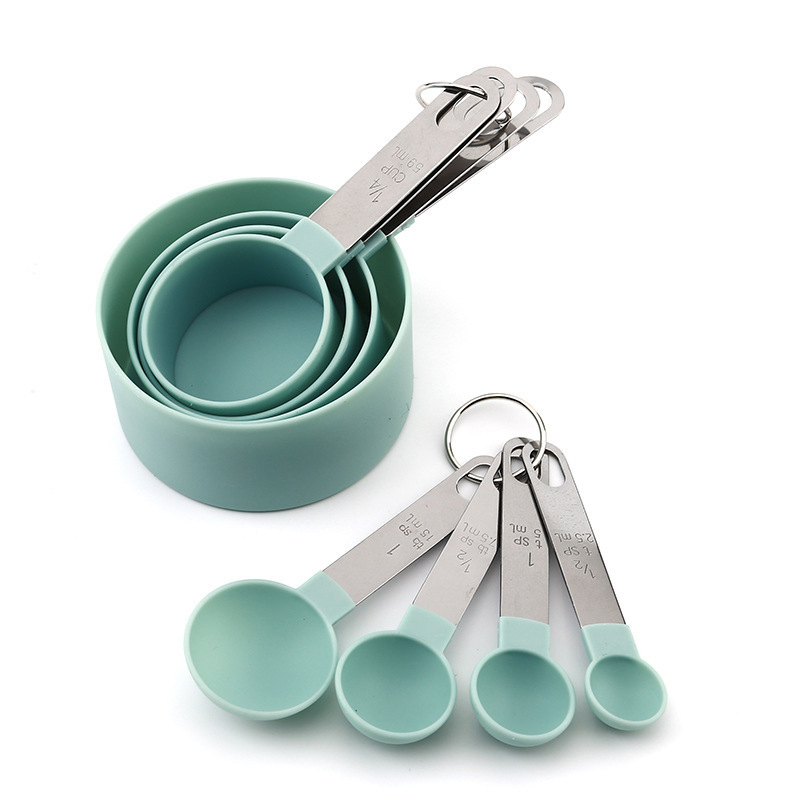 8PCS Measuring Cups Spoons Set - Kitchen Q reseña y precio