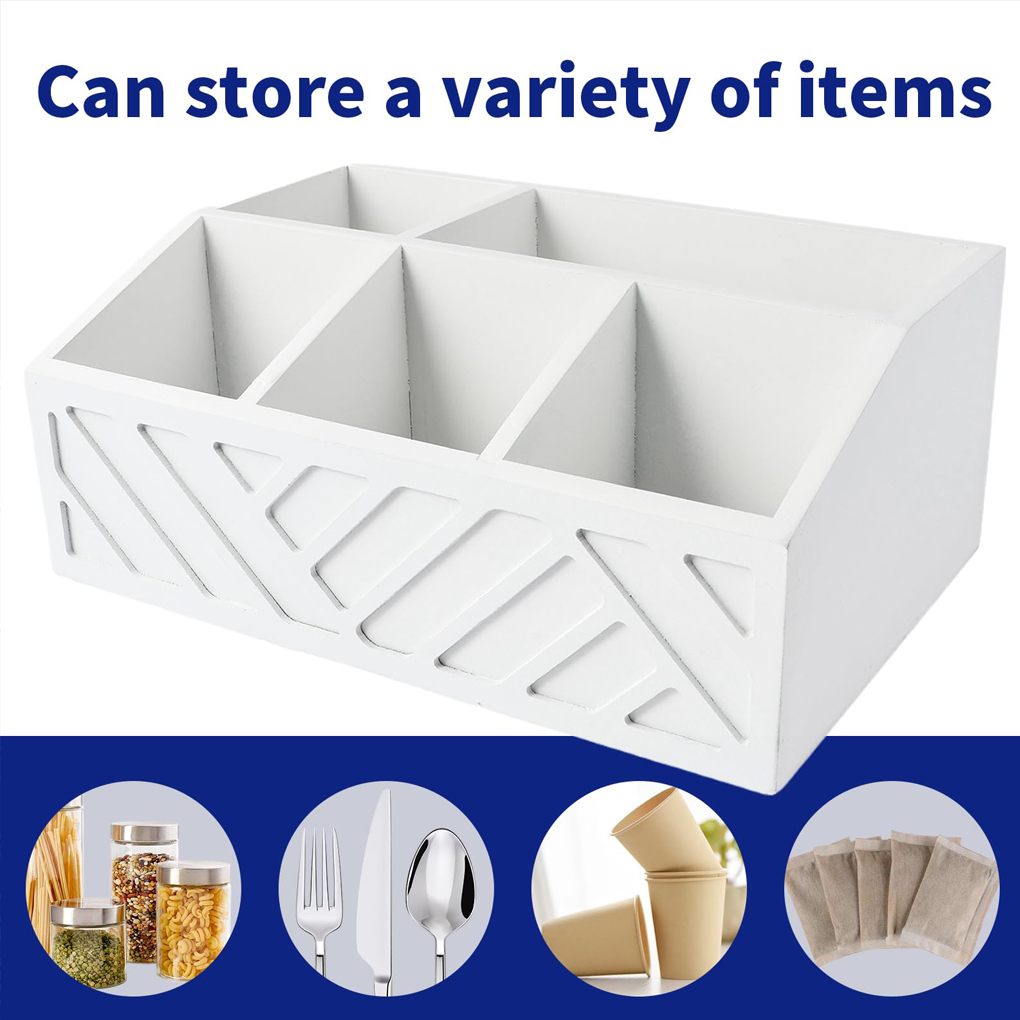 Coffee Bag Storage Box Wooden  - Kitchen Baking Tray Storage reseña y precio
