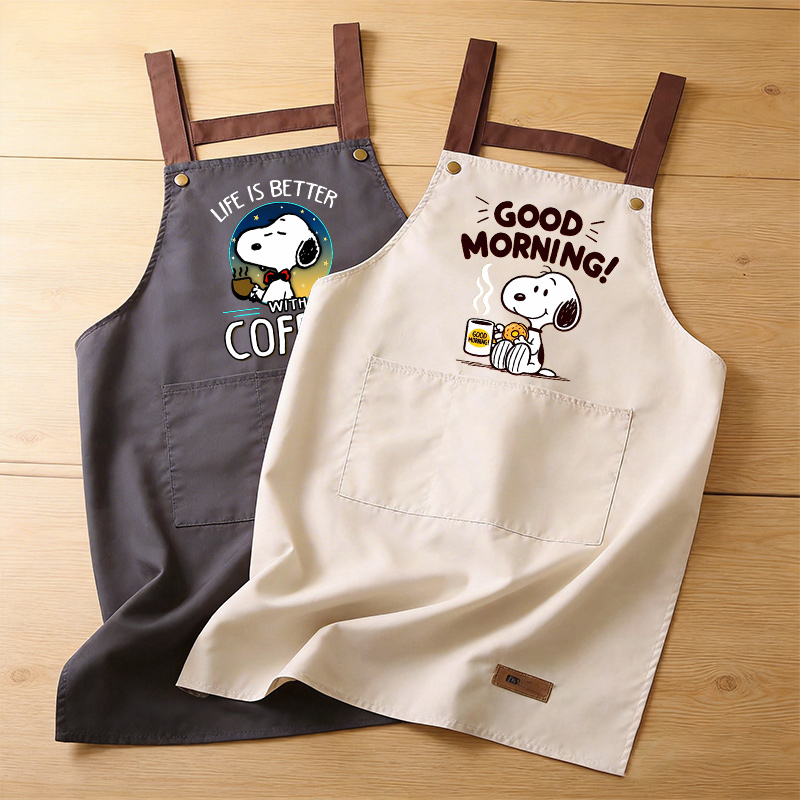 Snoopys Cooking Apron Men Wome - Kitchen Q reseña y precio