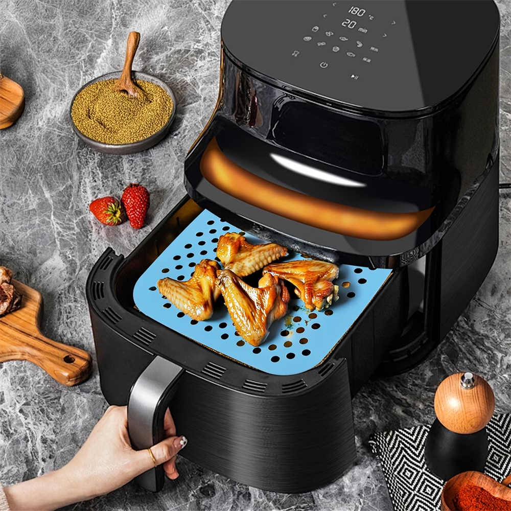 Reusable Air Fryer Pad, Silico - Kitchen Baking Gadgets reseña y precio