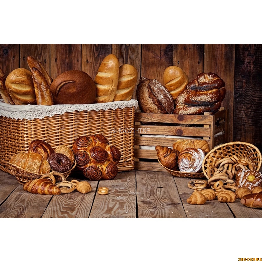 Wooden Planks Kitchen Donut Br - Kitchen Baking Photoshoot reseña y precio