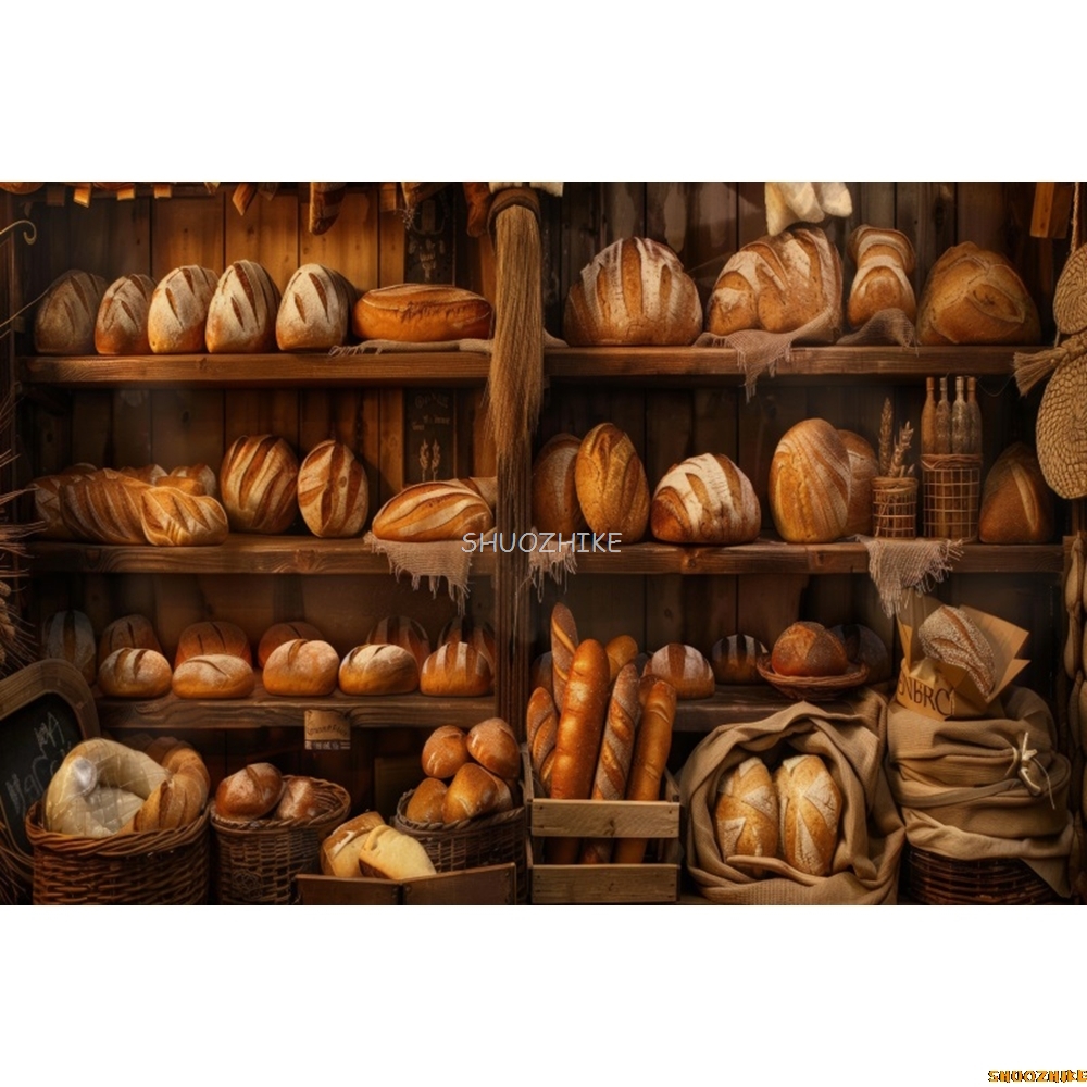 Wooden Planks Kitchen Donut Br - Kitchen Baking Photoshoot reseña y precio