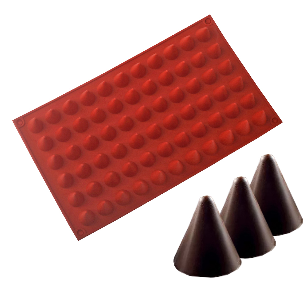 66-Cells Cone Chocolate Baking - Kitchen Baking Molds reseña y precio