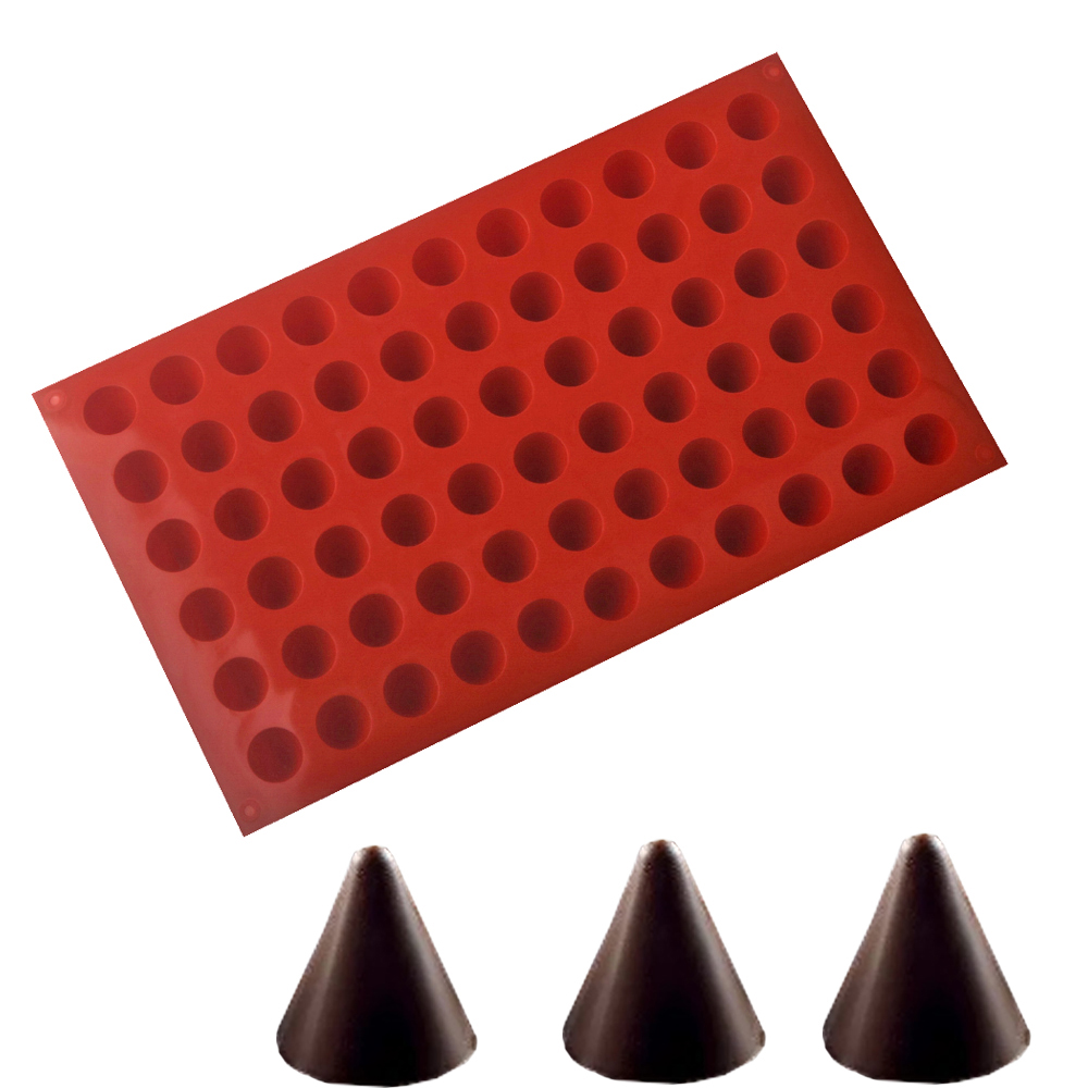 66-Cells Cone Chocolate Baking - Kitchen Baking Molds reseña y precio