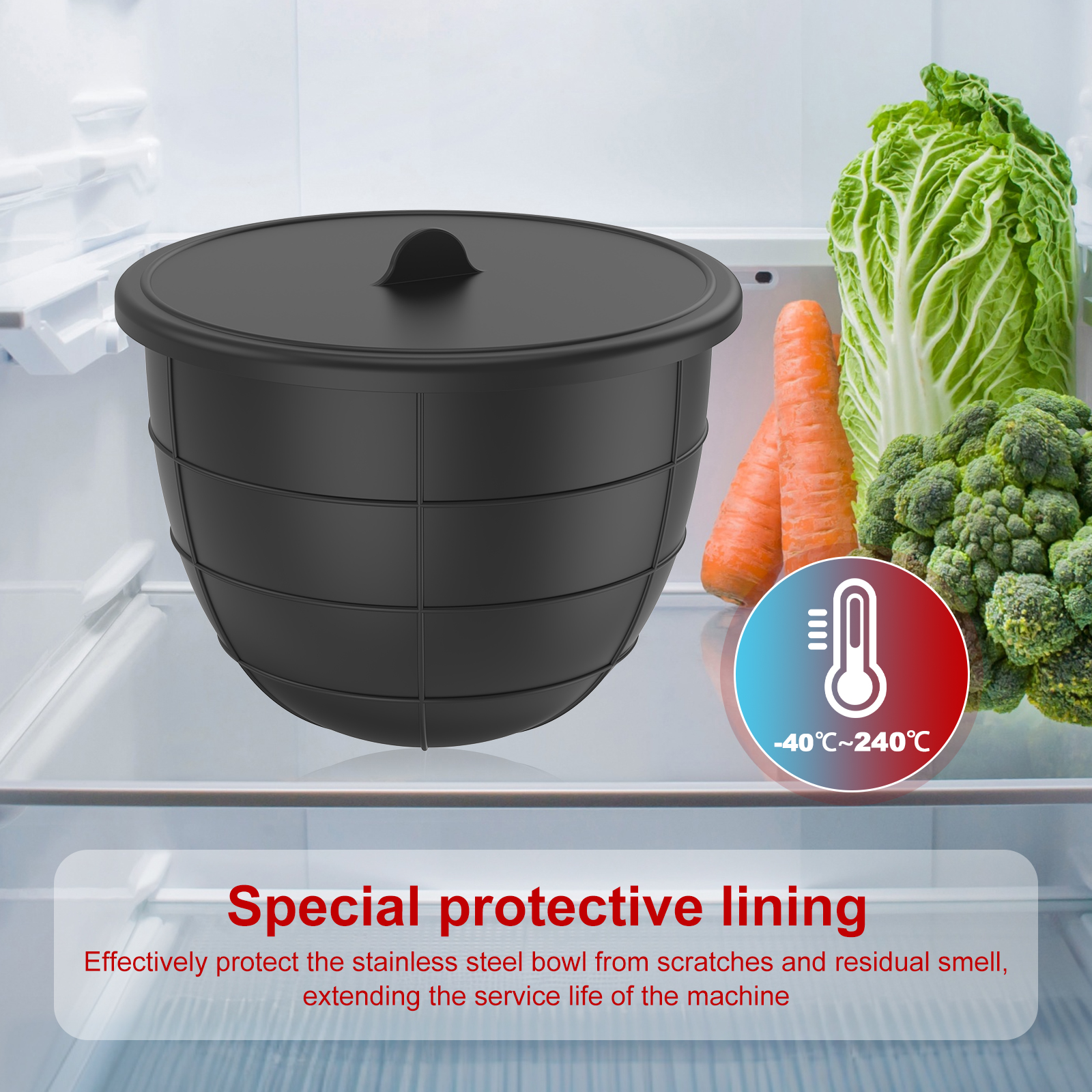 3 Pcs Kitchen Silicone Bowl In - Kitchen Aid Baking Lid reseña y precio
