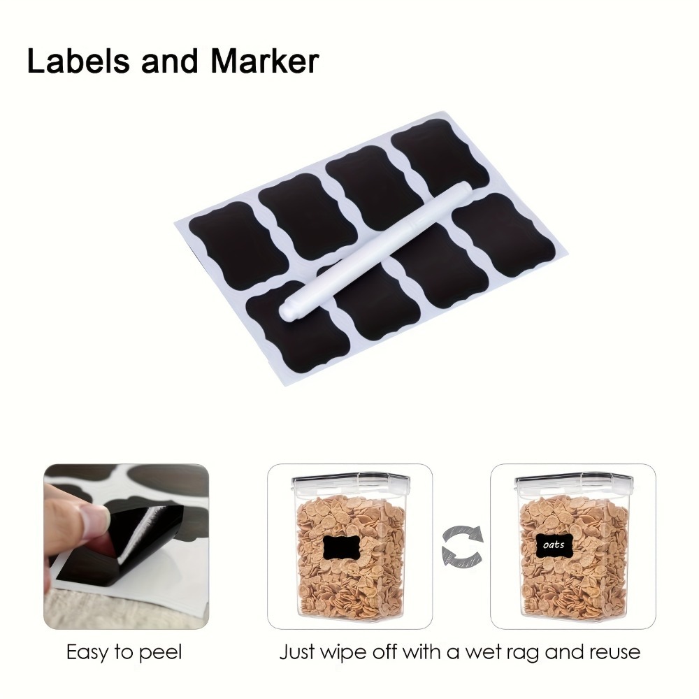 24Pcs Food Storage Containers  - Kitchen Baking Tray Storage reseña y precio