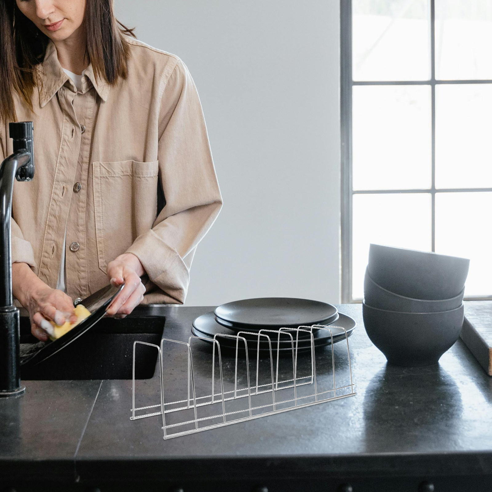 Premium Stainless Steel Dish D - Kitchen Baking Tray Storage reseña y precio