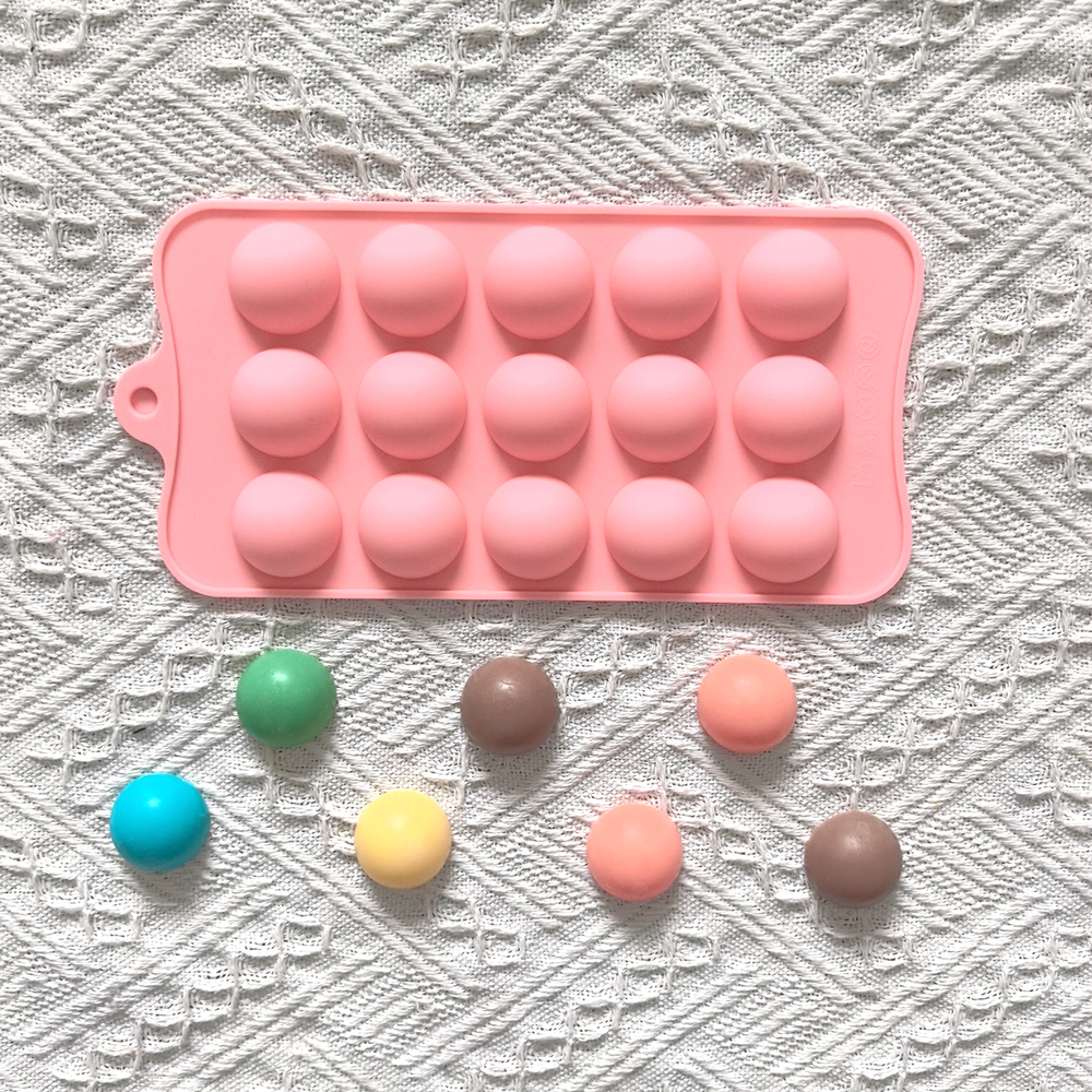 15 cavity semi-circular chocol - Kitchen Baking Molds reseña y precio
