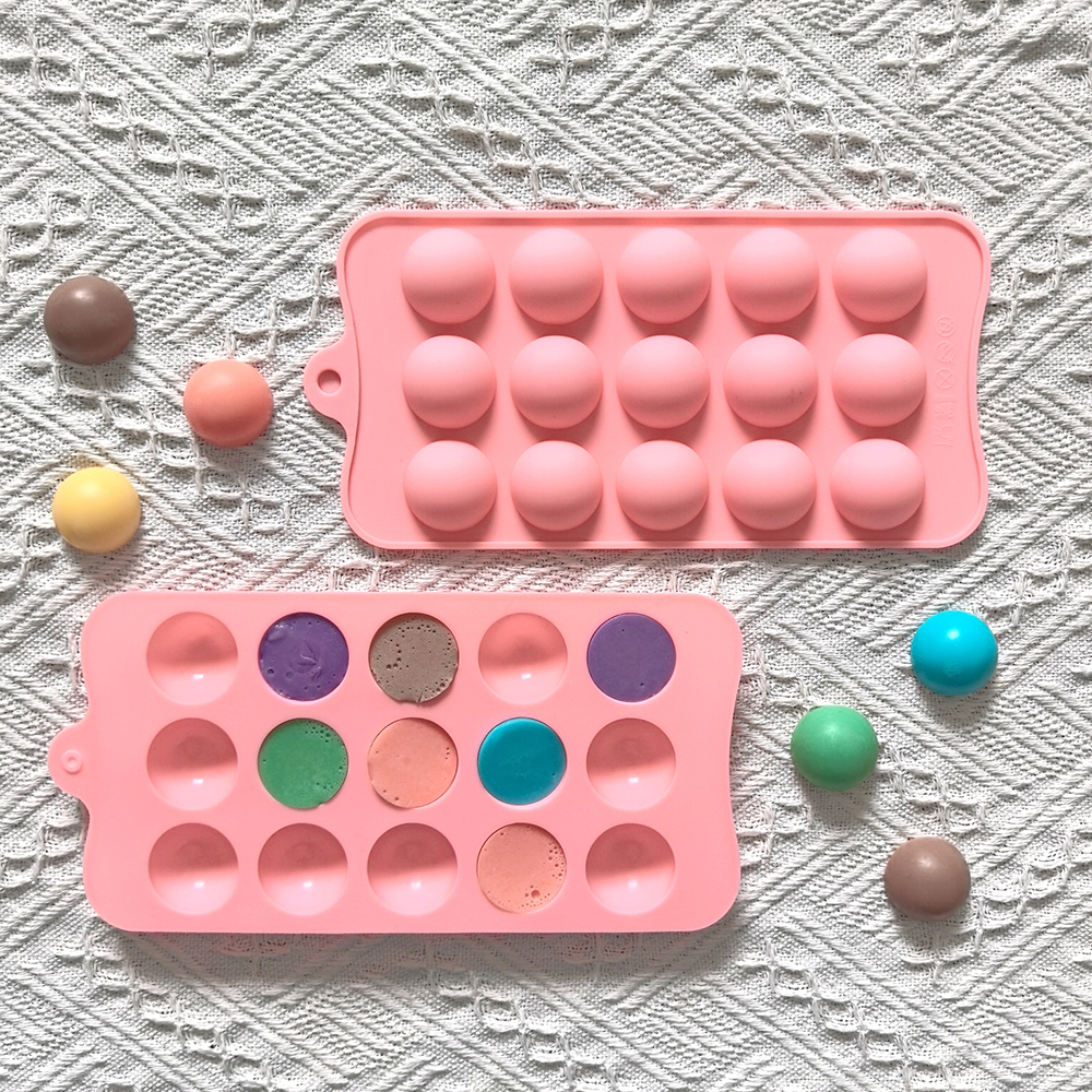 15 cavity semi-circular chocol - Kitchen Baking Molds reseña y precio