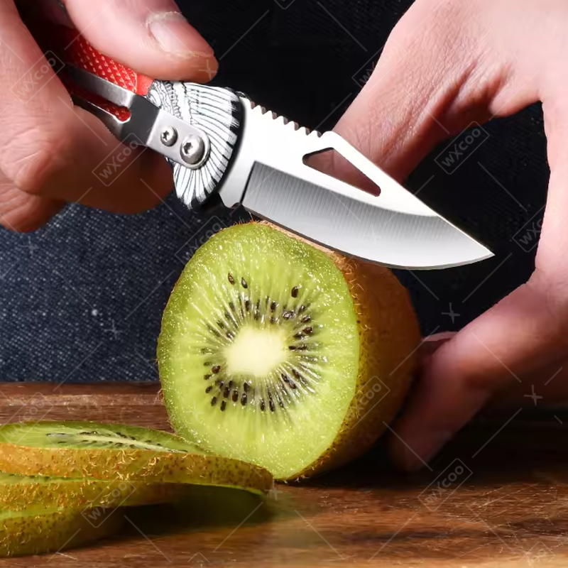 WXCOO Folding Knife Stainless  - Kitchen Q reseña y precio