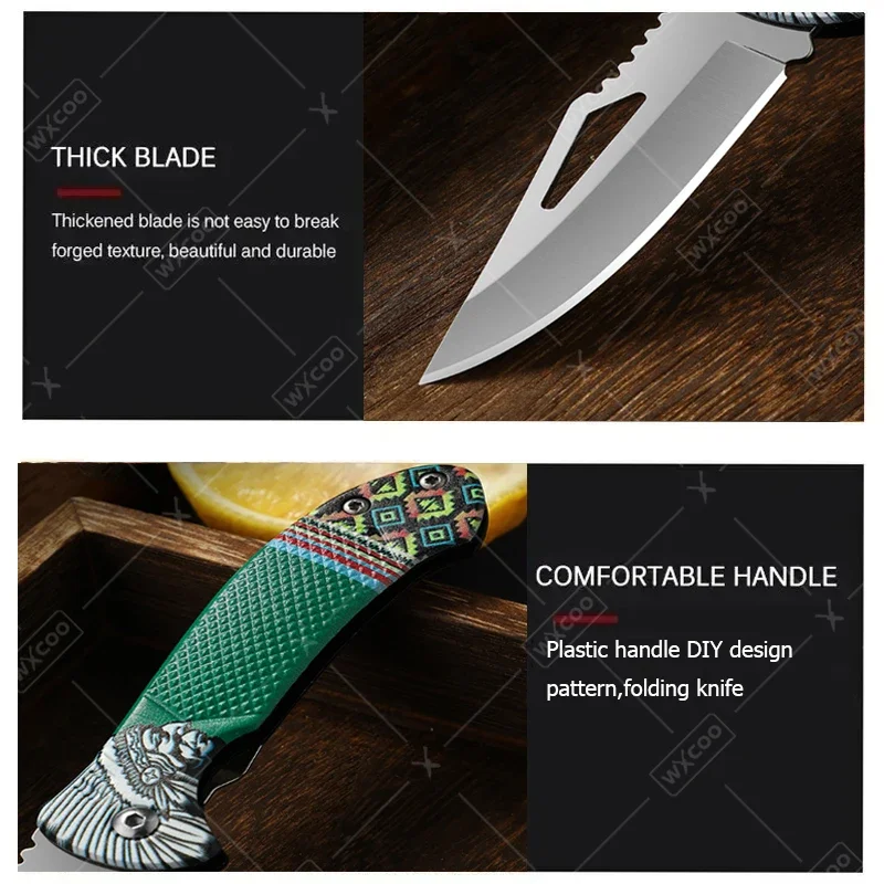 WXCOO Folding Knife Stainless  - Kitchen Q reseña y precio