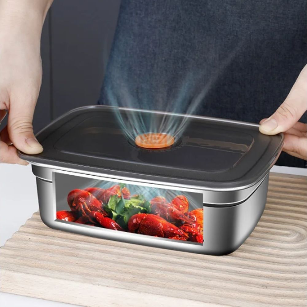 Portable Stainless Steel Prese - Kitchen Baking Tray Storage reseña y precio