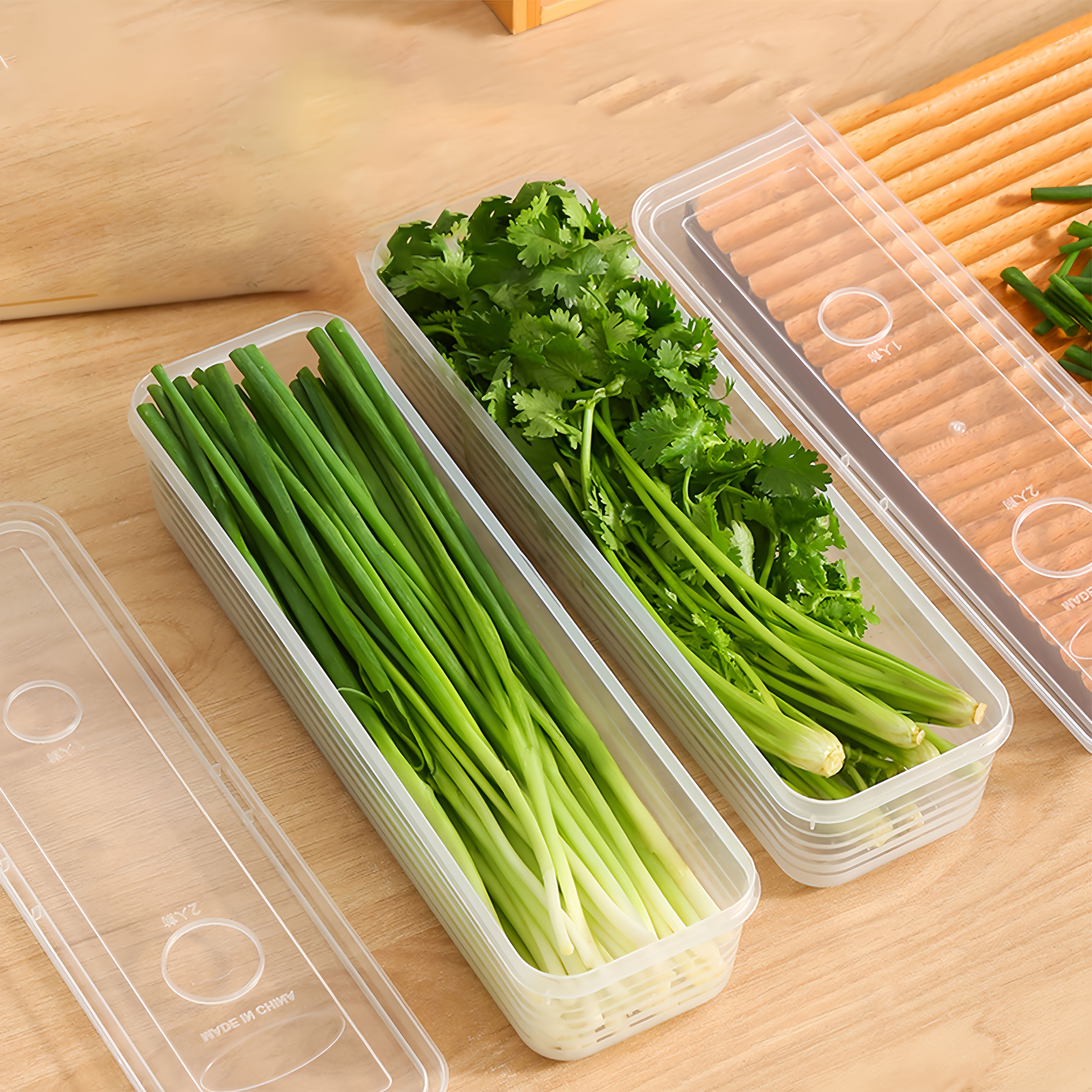 2/4/6pcs Food Vegetable Storag - Kitchen Baking Tray Storage reseña y precio