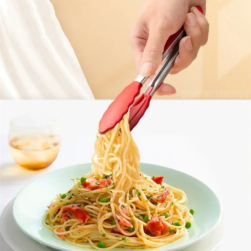 7 Inch Non-Slip Food Tongs Cre - Kitchen Q reseña y precio