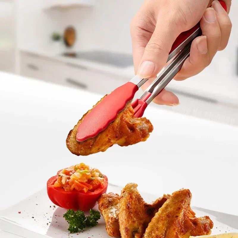 7 Inch Non-Slip Food Tongs Cre - Kitchen Q reseña y precio