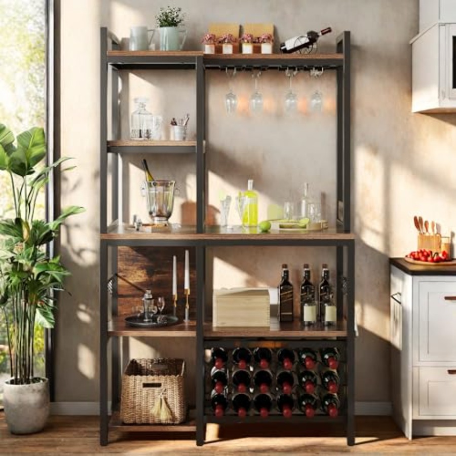 Large Bakers Rack with Power O - Kitchen Baker reseña y precio
