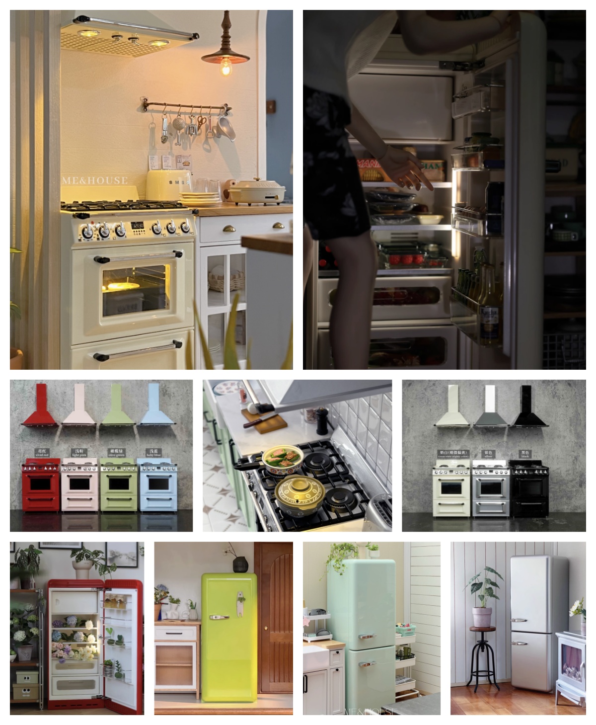 1/6 Modern Miniature Kitchen F - Kitchen Q reseña y precio