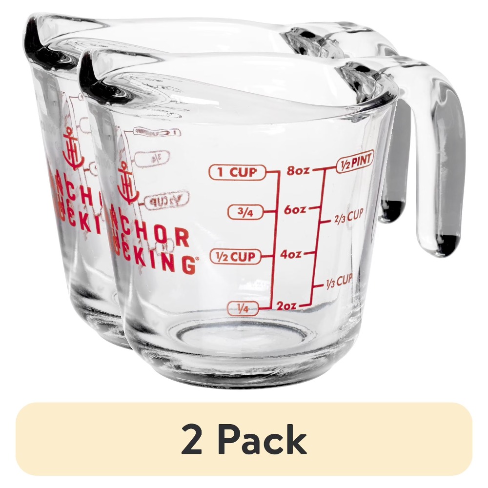 2-Pack Glass Measuring Cups Se - Kitchen And Baking reseña y precio