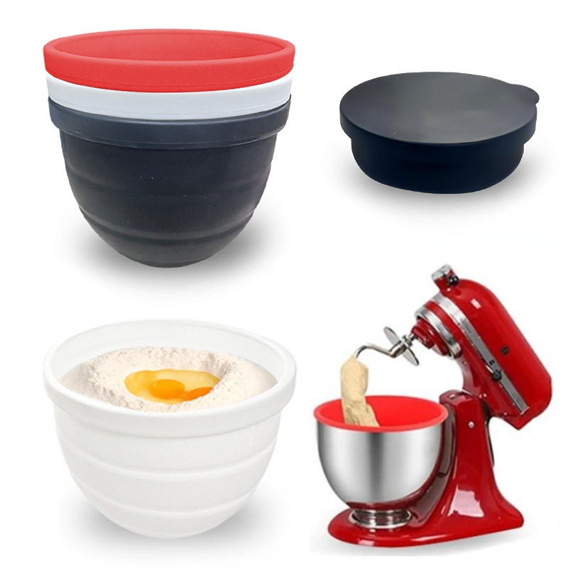 Foldable Silicone Bowl With Li - Kitchen Aid Baking Lid reseña y precio