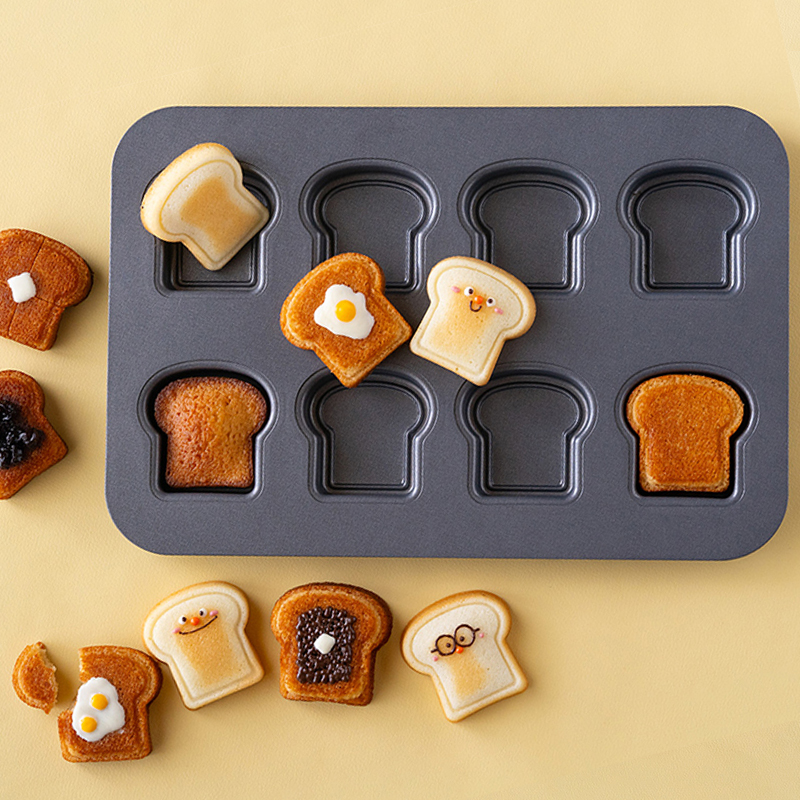 8 Cavity Toast Bread Pattern C - Kitchen Baking Gadgets reseña y precio