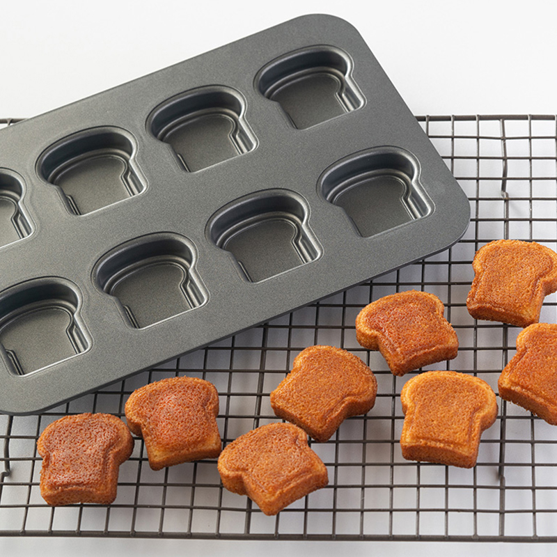 8 Cavity Toast Bread Pattern C - Kitchen Baking Gadgets reseña y precio