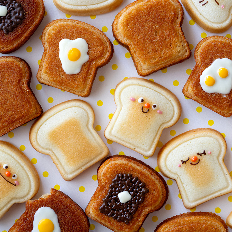 8 Cavity Toast Bread Pattern C - Kitchen Baking Gadgets reseña y precio