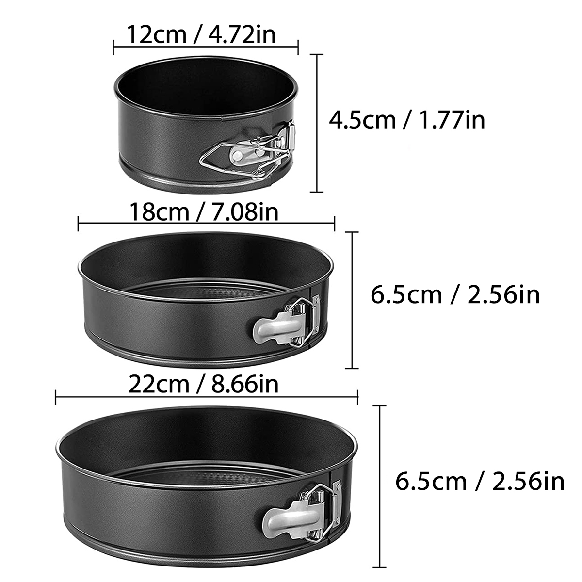 1PC, 3PCS Cake Pan Set, Round  - Kitchen And Baking Equipment reseña y precio