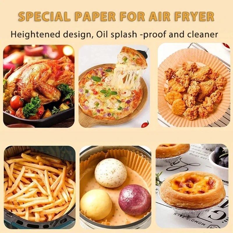 50/300PCS Air Fryer Disposable - Kitchen Q reseña y precio