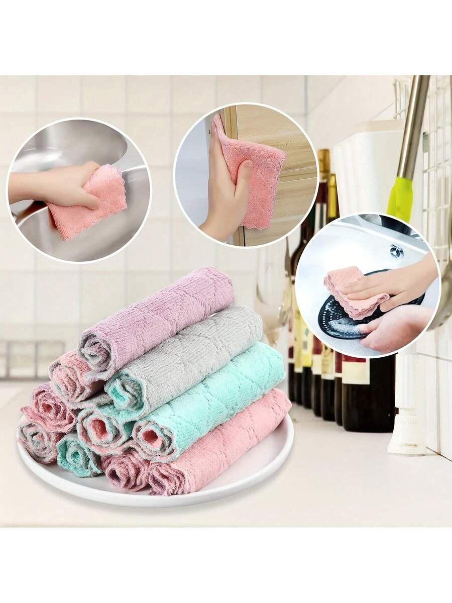 10pcs Kitchen Towels Set Dishc - Kitchen And Baking reseña y precio