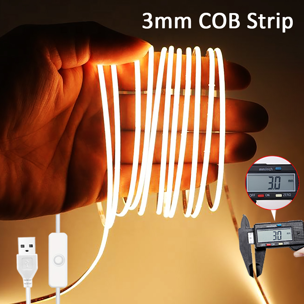 3mm Ultra Thin Led COB Strip U - Kitchen Baking Cabinet reseña y precio