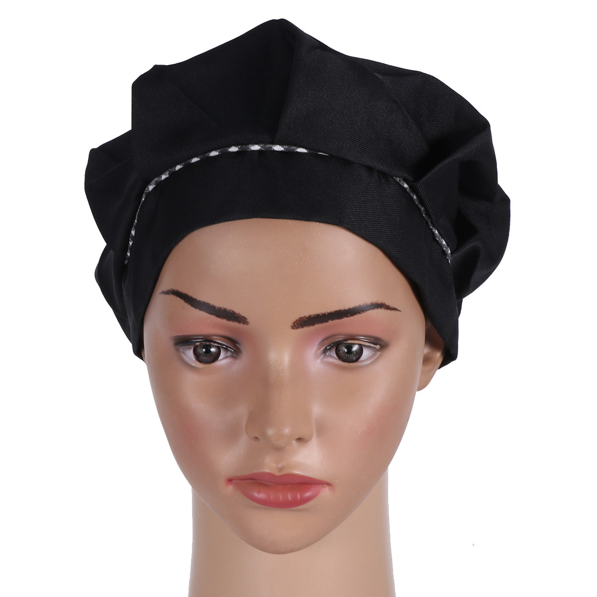 1pc Children Chef Hat Black Ad - Kitchen And Baking reseña y precio