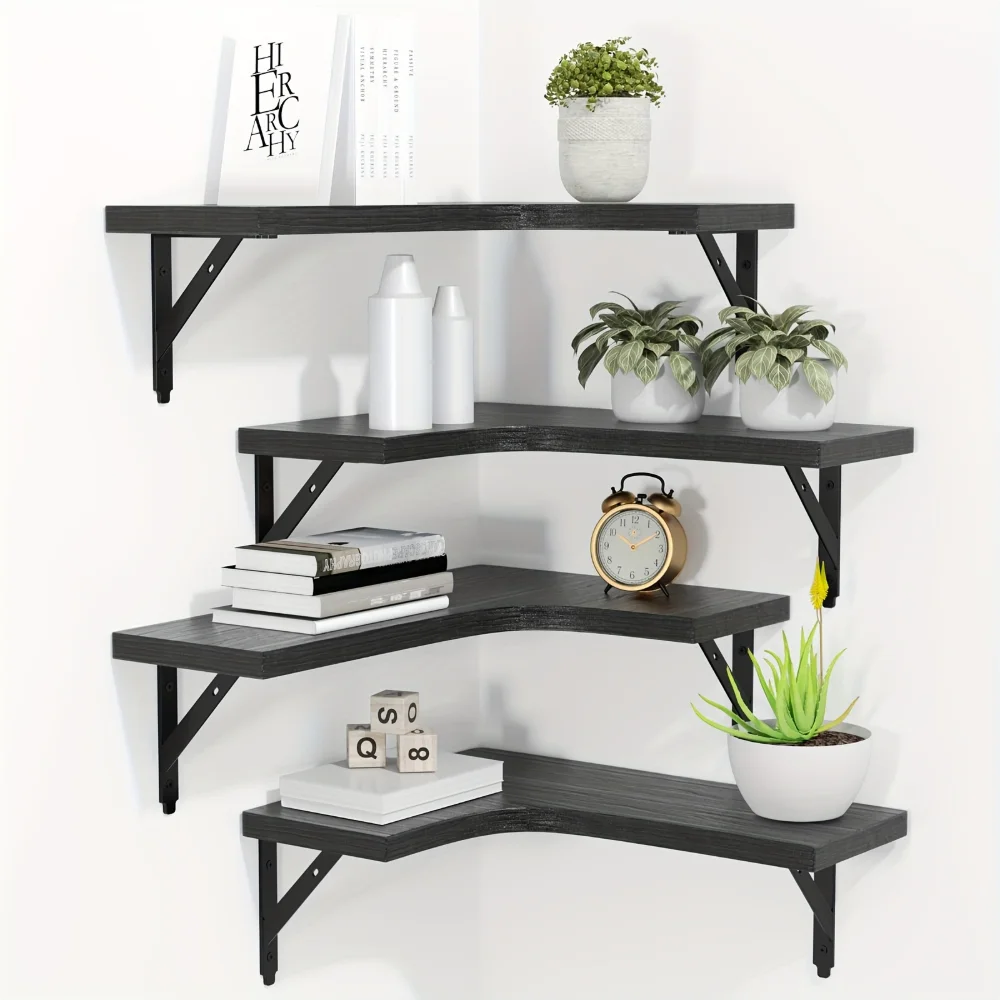 Natural Wood Grain Floating Sh - Kitchen Q reseña y precio