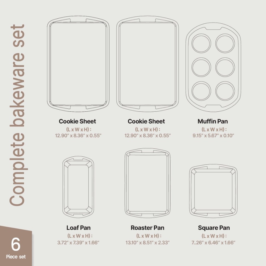 Kitchen Baking Pan Set - Nonst - Kitchen Essentials Baking Tray reseña y precio