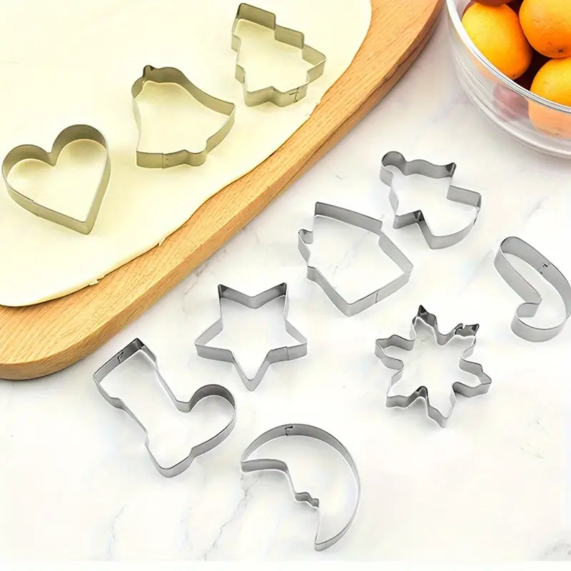 10PC Christmas Cookie Cutter S - Kitchen And Baking Equipment reseña y precio
