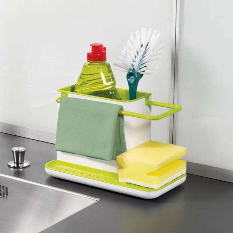 Shelf Organizer Kitchen Sink A - Kitchen Baking Tray Storage reseña y precio