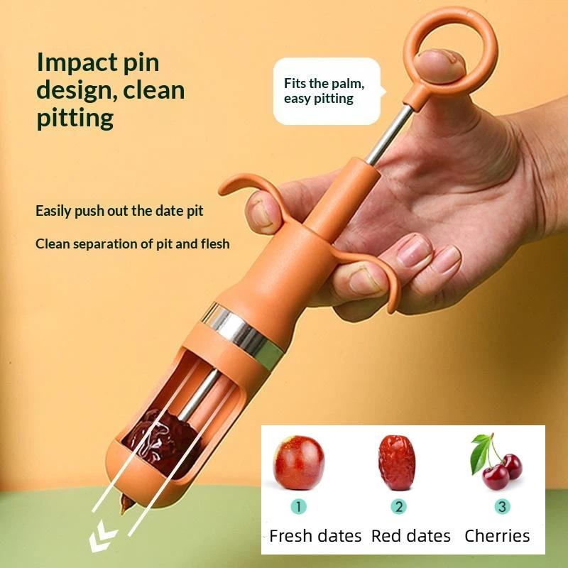 One-Second Cherry Pitter Stain - Kitchen Baking Gadgets reseña y precio