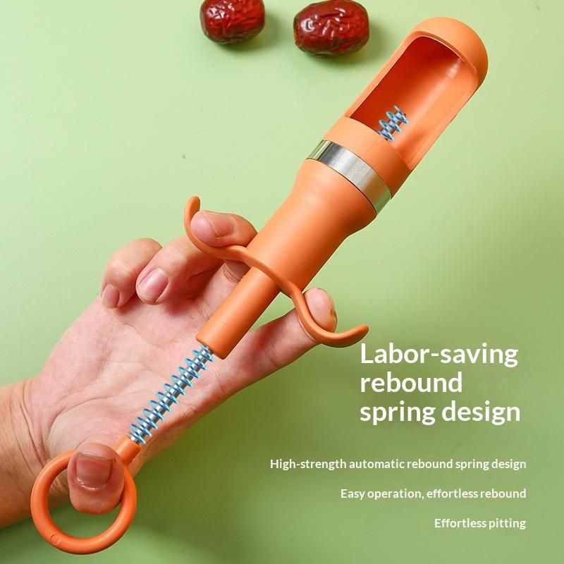 One-Second Cherry Pitter Stain - Kitchen Baking Gadgets reseña y precio