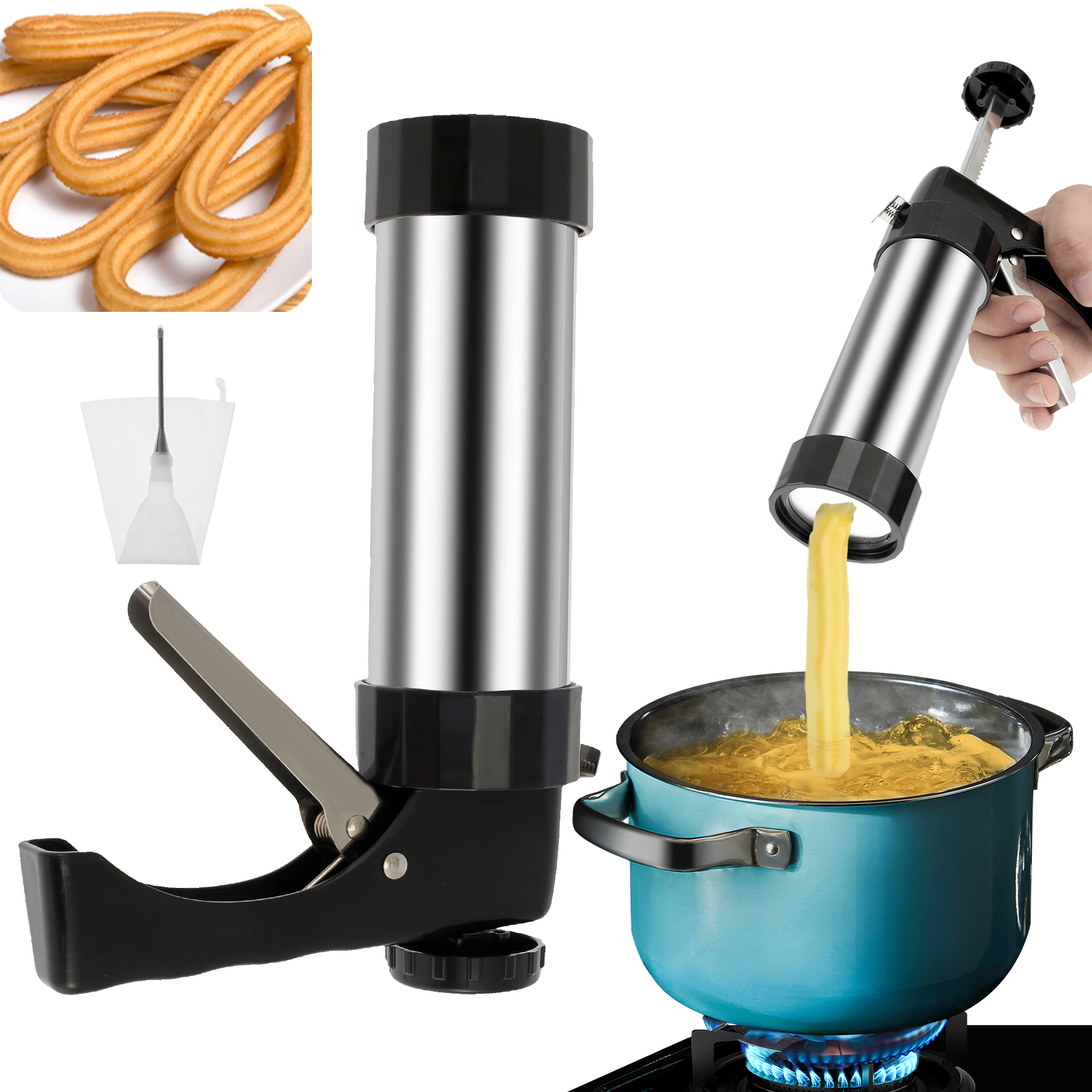 Churrera Churro Maker Machine  - Kitchen Baking Gadgets reseña y precio