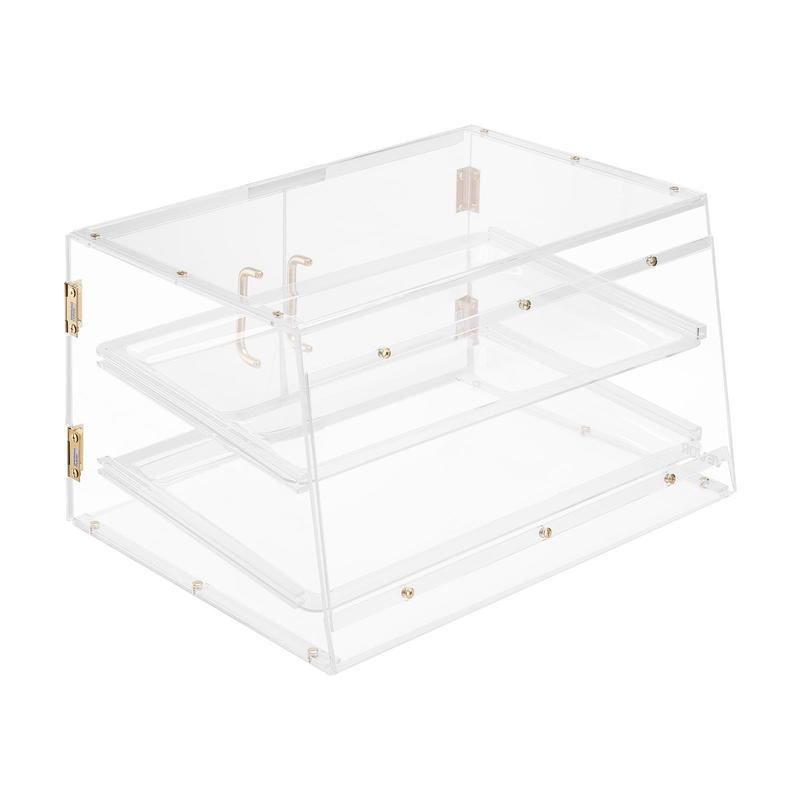 Bakery Display Case, 2-Tier Co - Kitchen Baking Cabinet reseña y precio