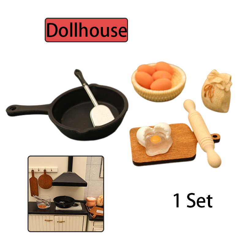 1/12 Dollhouse Miniature Kitch - Kitchen And Baking reseña y precio