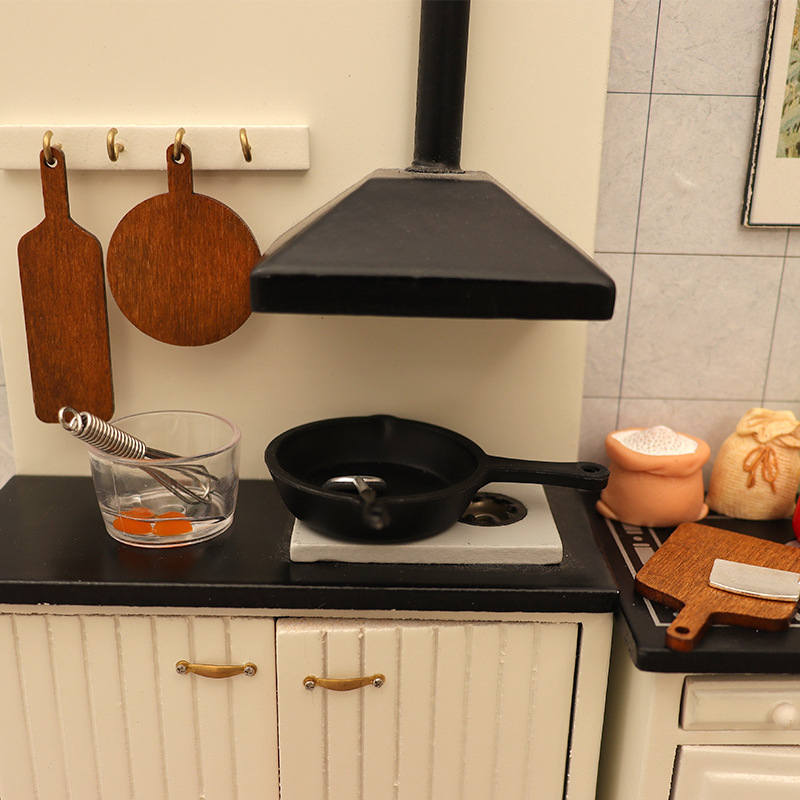 1/12 Dollhouse Miniature Kitch - Kitchen And Baking reseña y precio