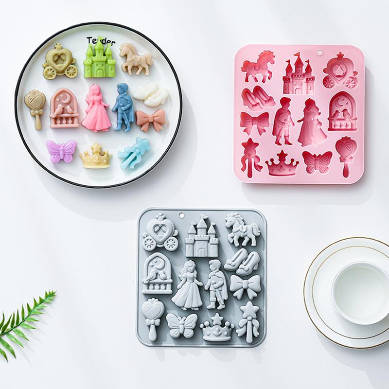 New 12 Cavity Prince, Princess - Kitchen Baking Molds reseña y precio