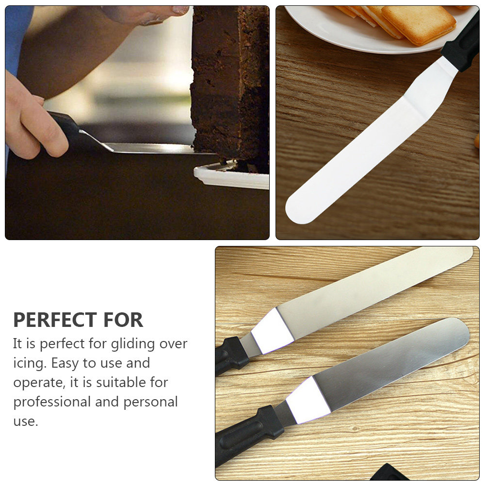 4Pcs Icing Spatula Set Plastic - Kitchen Baking Gadgets reseña y precio