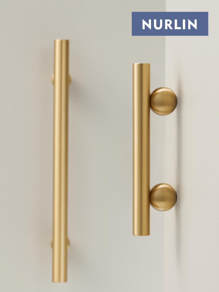 Nurlin Brass Round Ball Foot C - Kitchen Baking Cabinet reseña y precio