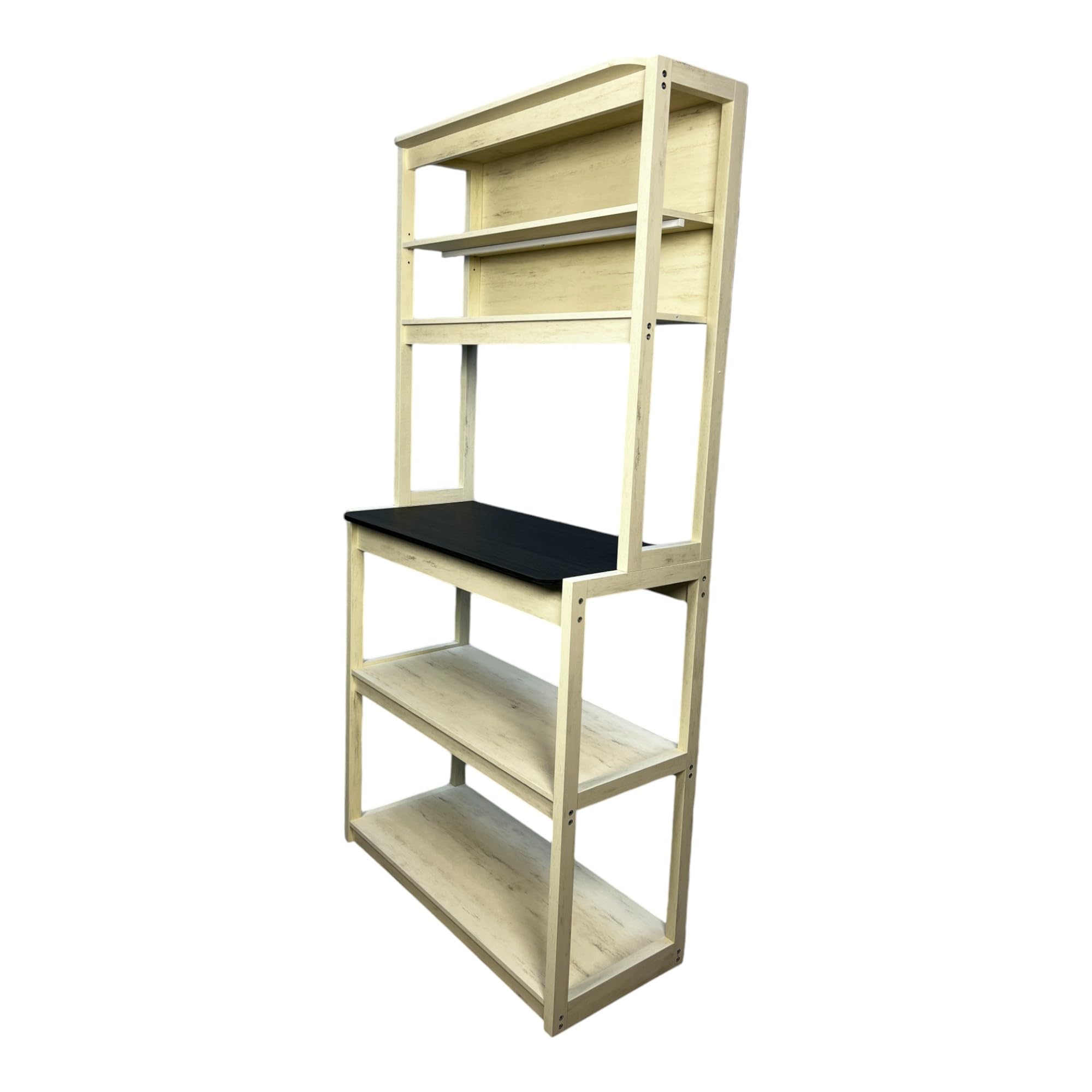 5-Tier White Wood-Style Kitche - Kitchen Baker reseña y precio