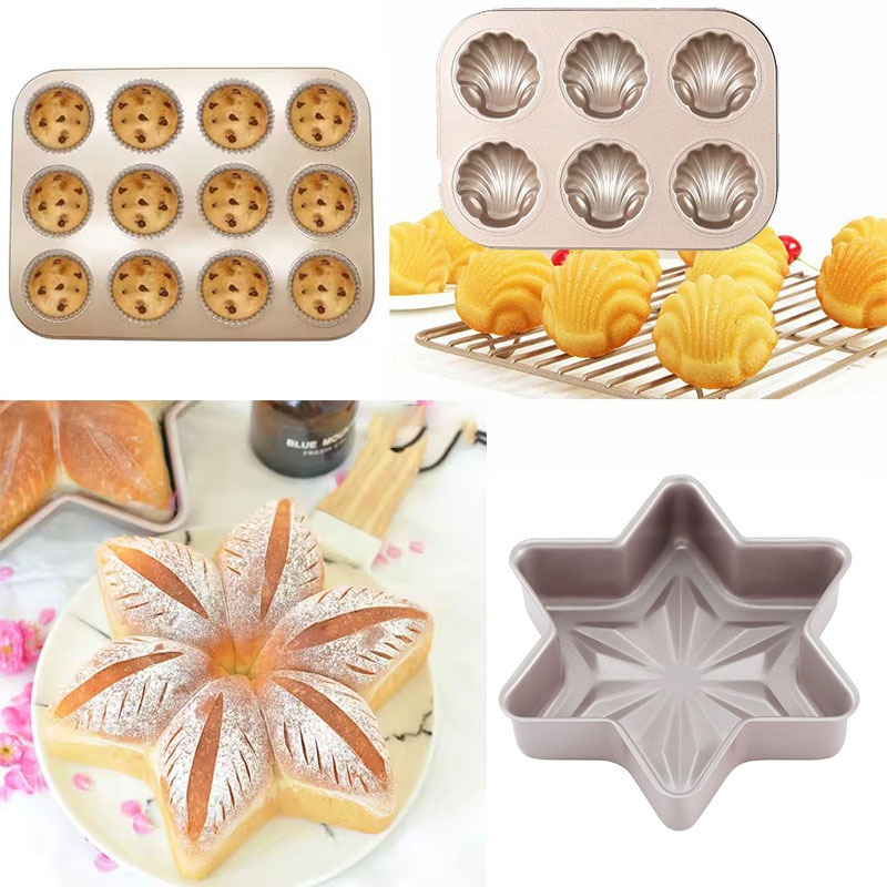 Non-Stick Cupcake Pan Muffin T - Kitchen Essentials Baking Tray reseña y precio
